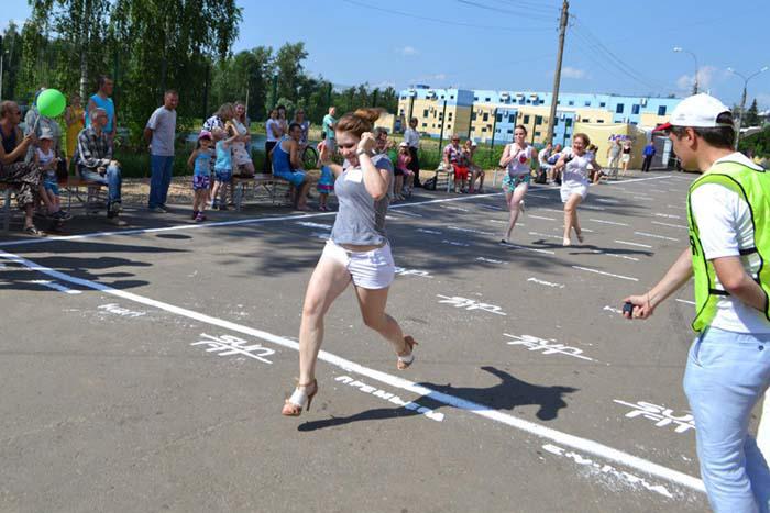 Забег на шпильках – зрелище запоминающееся