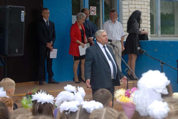 Открытие нового учебного года в Сельхозтехнике. Поздравление главы местного самоуправления района В.П. Миенкова