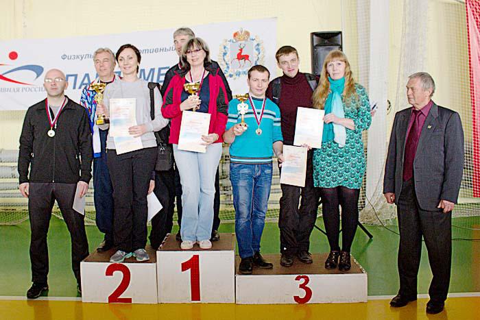 Представители Арзамасского района на третьей ступени пьедестала